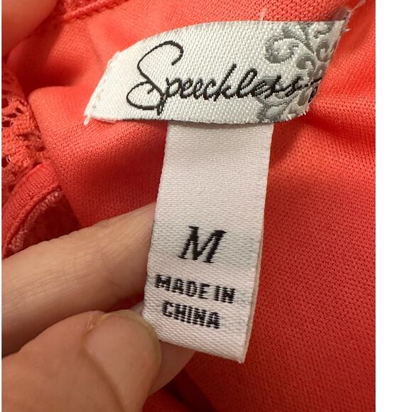 Speechless pink melon sleeveless mini dress size M - Picture 3 of 11